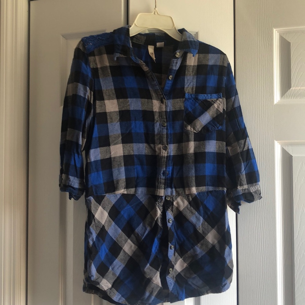 Blue flannel
